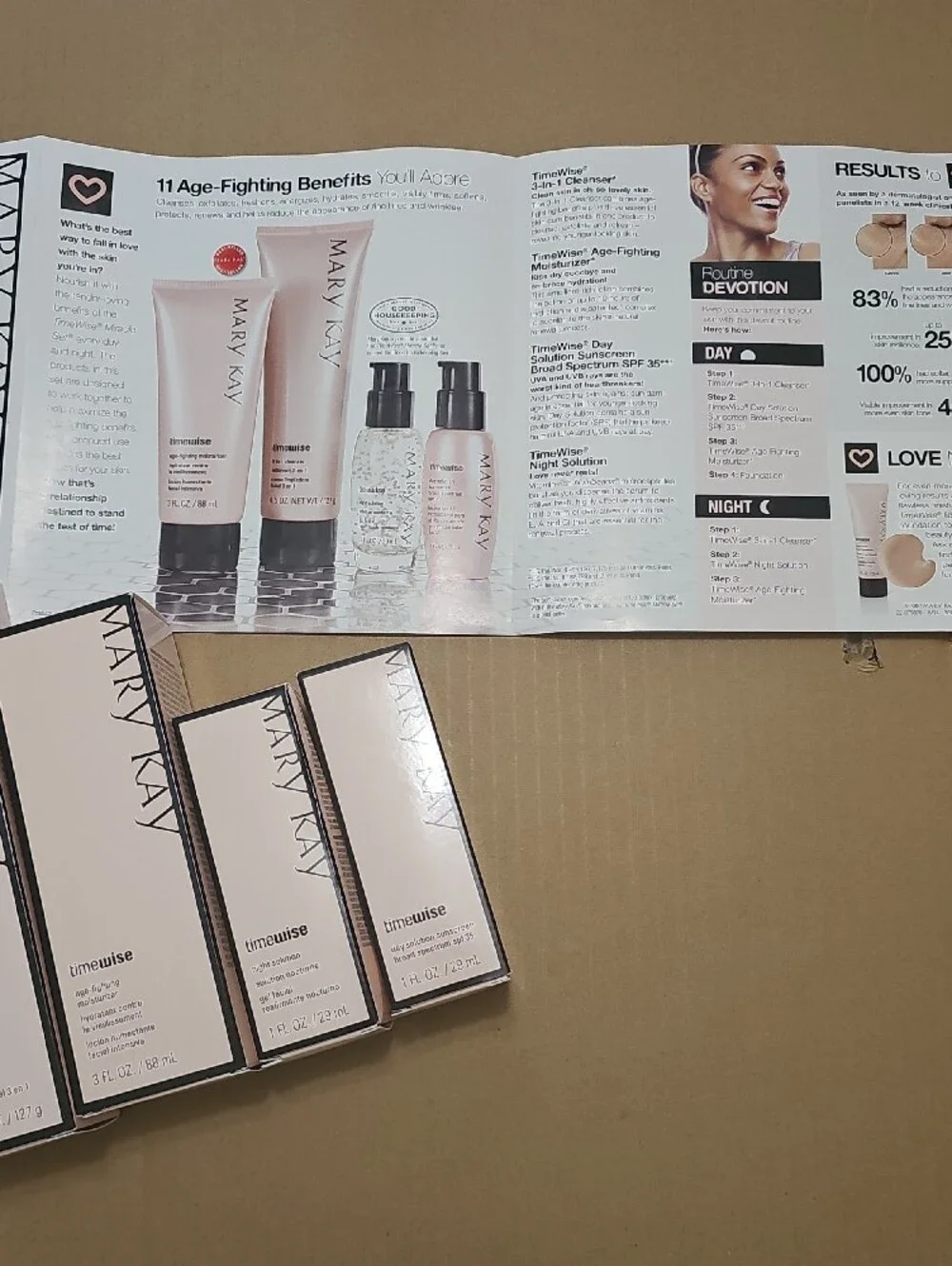Mary Kay TimeWise Set - Pink and White Packaging